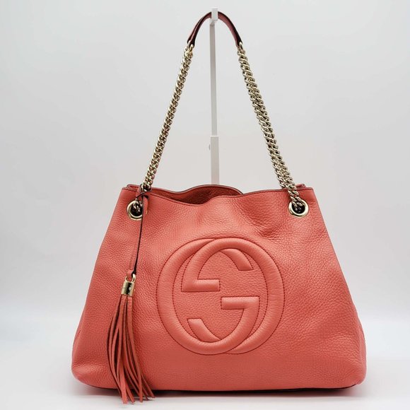 100% Authentic Gucci GG Soho on Chain Shoulder Bag